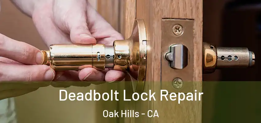  Deadbolt Lock Repair Oak Hills - CA