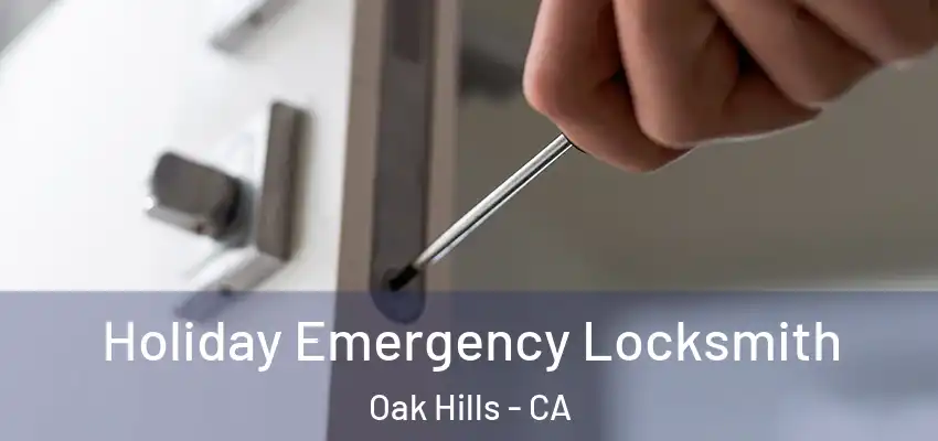 Holiday Emergency Locksmith Oak Hills - CA