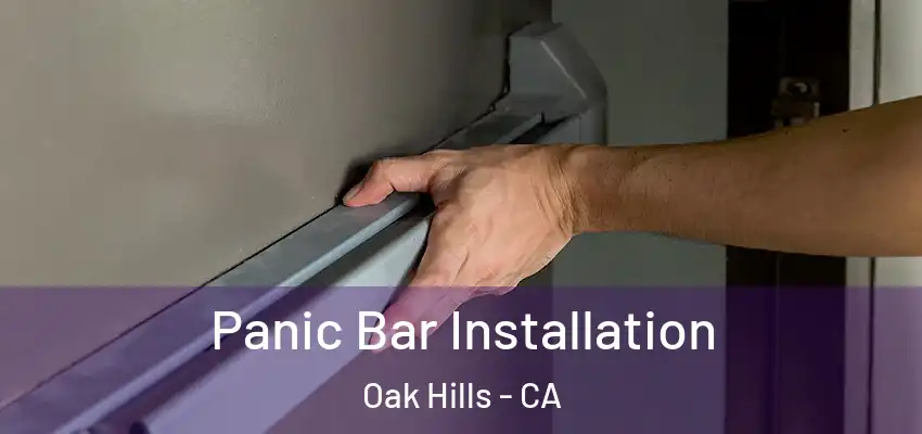  Panic Bar Installation Oak Hills - CA