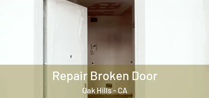  Repair Broken Door Oak Hills - CA